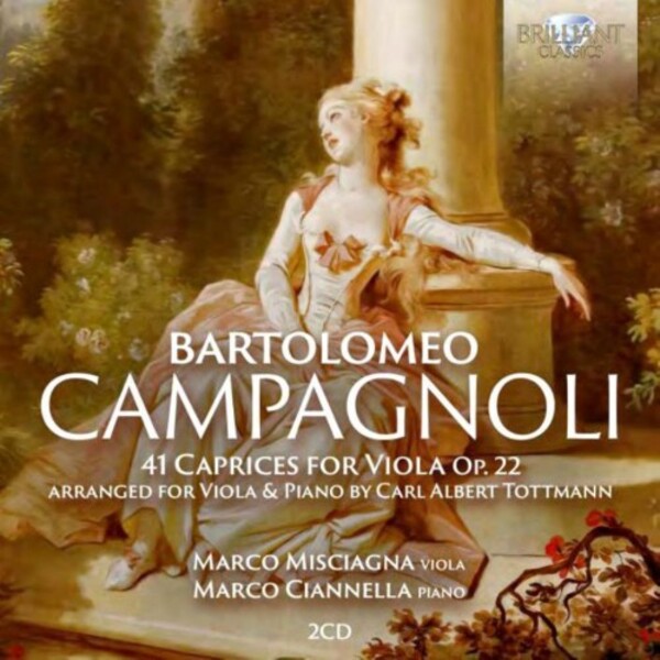 Campagnoli - 41 Caprices, op.22 (arr. Tottmann) | Brilliant Classics 96551