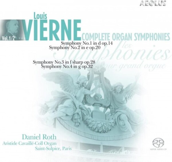 Vierne - Complete Organ Symphonies Vol. 1 & 2 | Aeolus AE11231