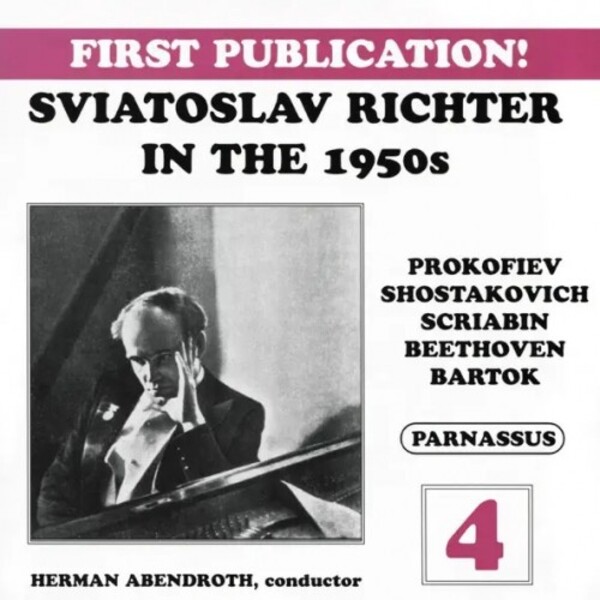 Sviatoslav Richter in the 1950s Vol.4 | Parnassus PACD960134