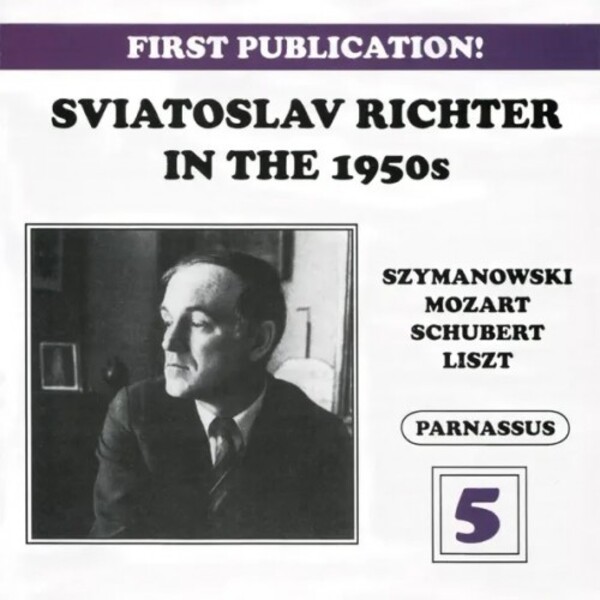 Sviatoslav Richter in the 1950s Vol.5 | Parnassus PACD960178
