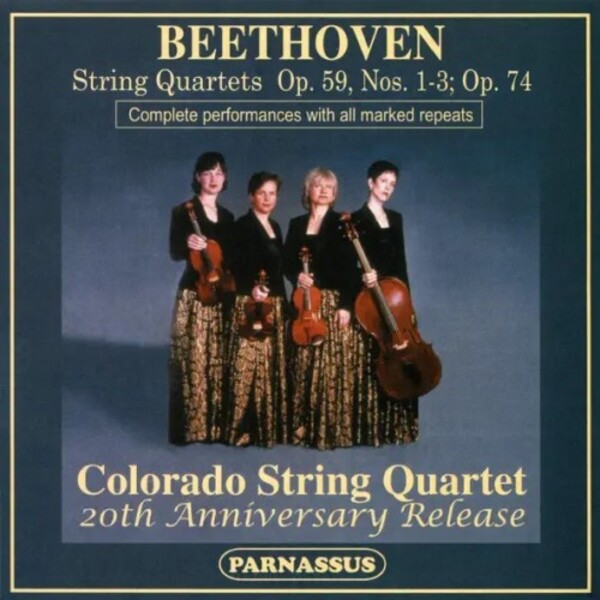 Beethoven - String Quartets op.59 & op.74 | Parnassus PACD960345