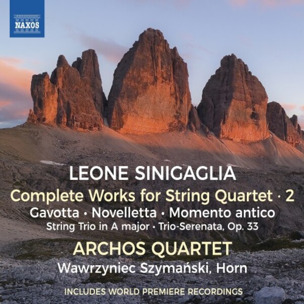 Sinigaglia - Complete Works for String Quartet Vol.2 | Naxos 8574495