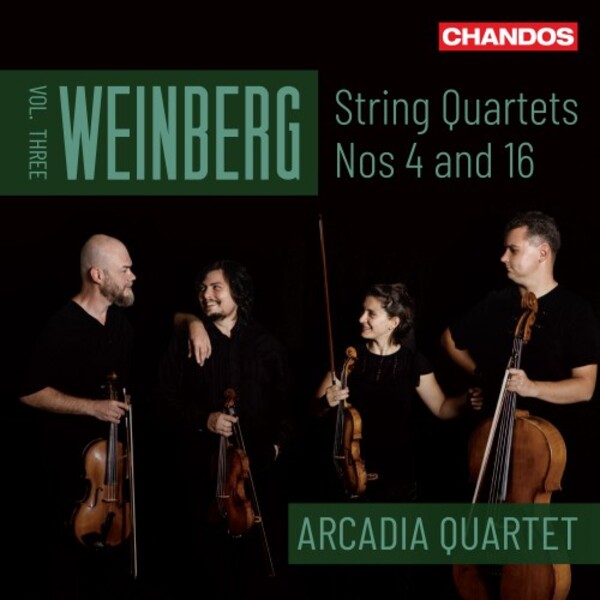 Weinberg - String Quartets Vol.3 | Chandos CHAN20180