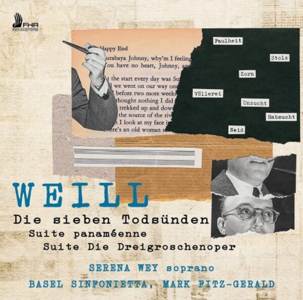Weill - Die sieben Todsunden, Suite panameenne, Dreigroschenoper Suite | First Hand Records FHR140