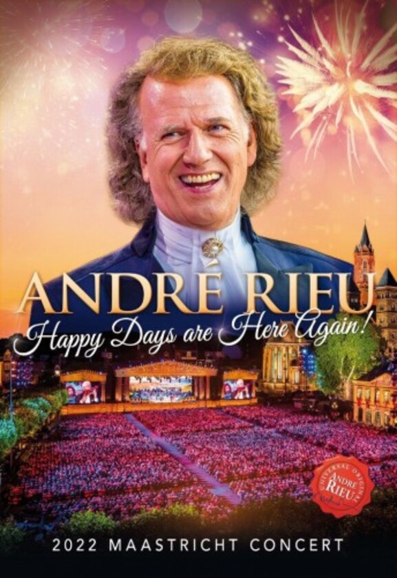 Andre Rieu: Happy Days Are Here Again - 2022 Maastricht Concert (DVD)