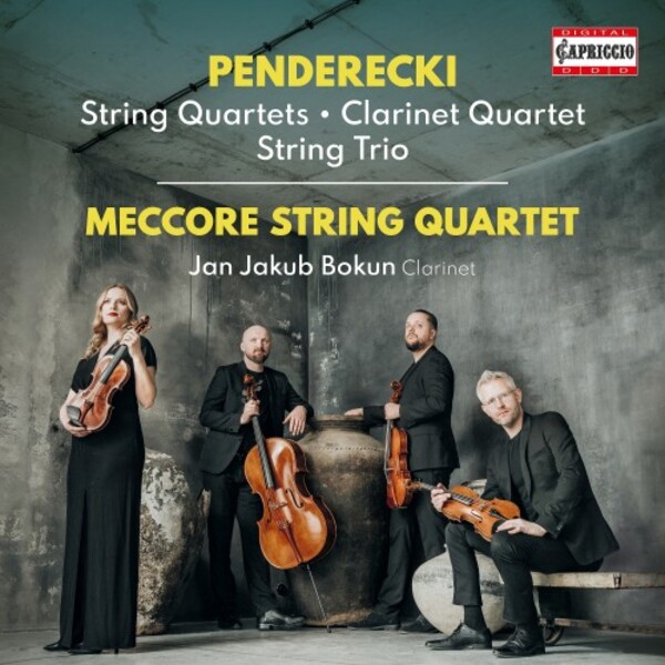 Penderecki - Complete String Quartets, Clarinet Quartet, String Trio | Capriccio C5493