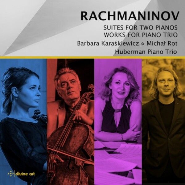 Rachmaninov - Suites for Two Pianos, Works for Piano Trio | Divine Art DDX21101