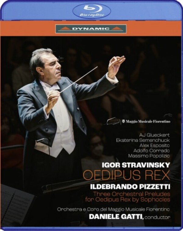Stravinsky - Oedipus rex; Pizzetti - 3 Preludes for Oedipus rex (Blu-ray) | Dynamic 57981