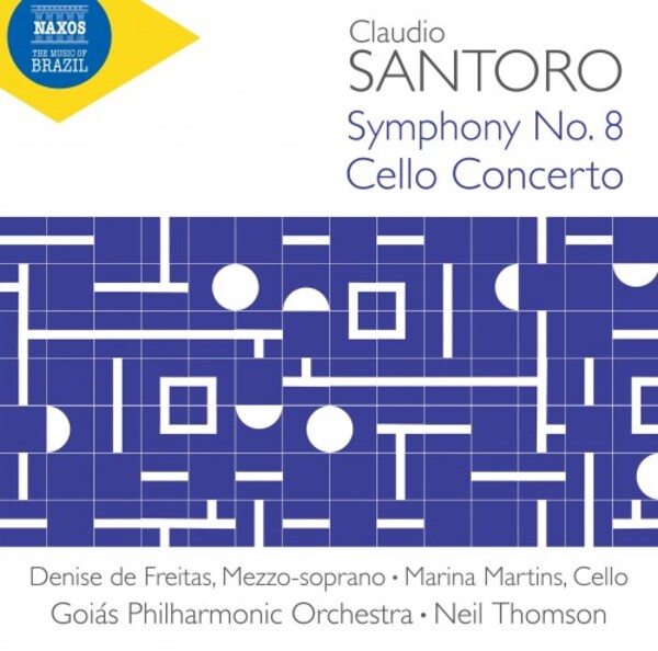 Santoro - Symphony no.8, Cello Concerto | Naxos 8574410