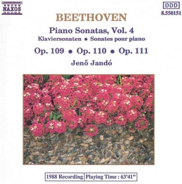 Beethoven - Piano Sonatas Nos. 30-32 | Naxos 8550151