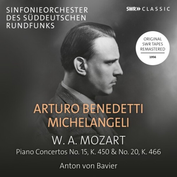 Michelangeli plays Mozart - Piano Concertos 15 & 20 | SWR Classic SWR19129CD
