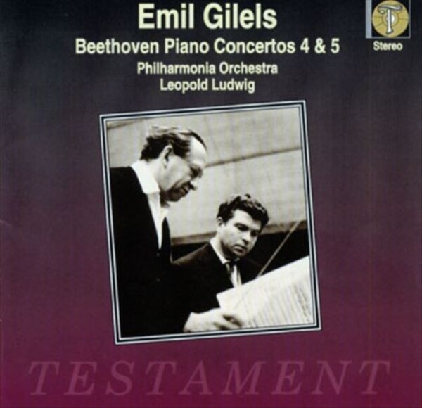 Beethoven - Piano Concertos Nos 4 & 5 | Testament SBT1095