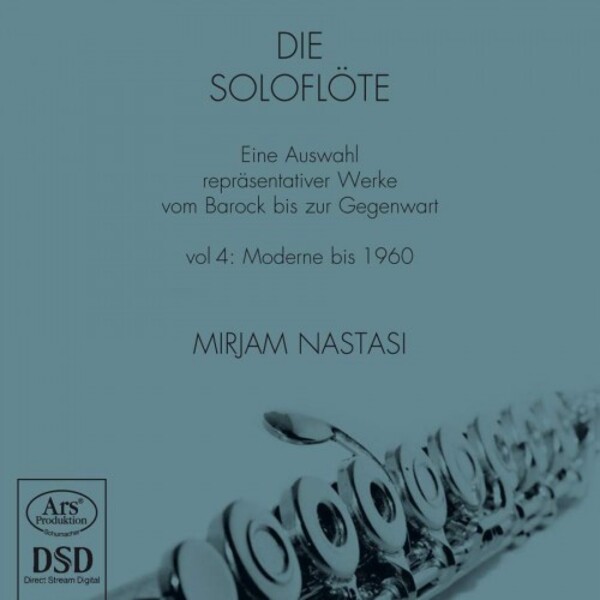 The Solo Flute Vol.4: Modern (until 1960) | Ars Produktion ARS38104