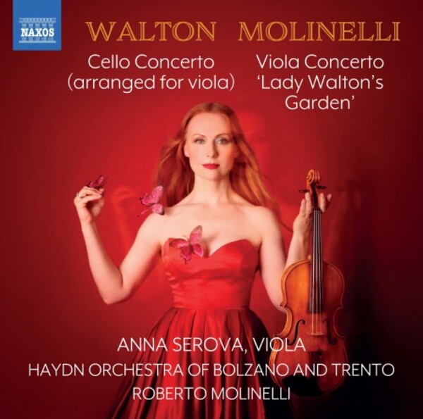 Walton - Cello Concerto (arr. for viola); Molinelli - Lady Waltons Garden, etc. | Naxos 8573990