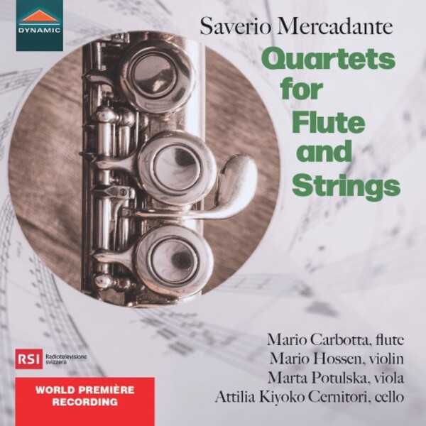 Mercadante - Flute Quartets | Dynamic CDS8006