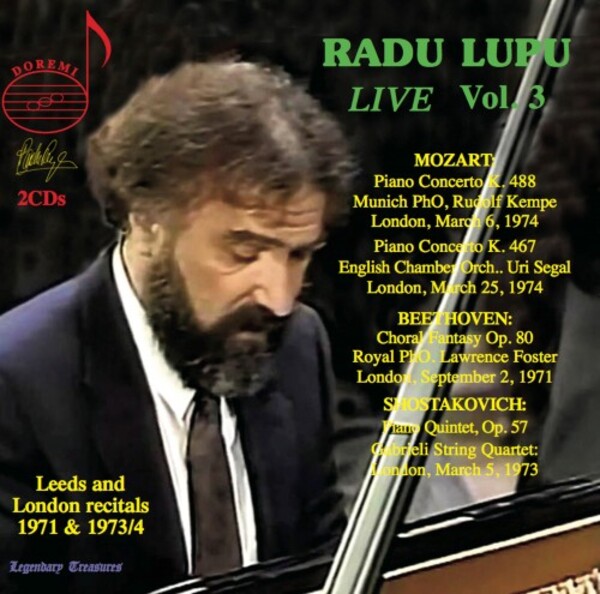 Radu Lupu Live Vol.3 | Doremi DHR82178