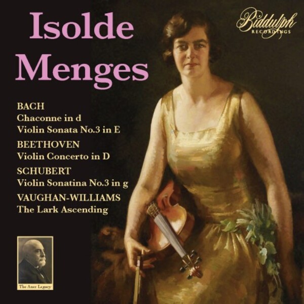 Isolde Menges plays Beethovens Violin Concerto, Bach, Handel, etc. | Biddulph 850472