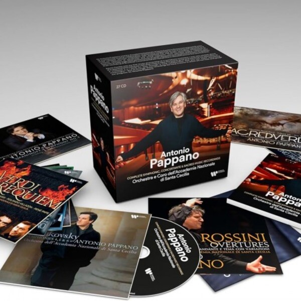 Pappano & Accademia di Santa Cecilia: Complete Symphonic, Concertante & Sacred Music Recordings | Warner 5419779307