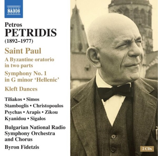Petridis - Saint Paul, Symphony no.1, Kleft Dances | Naxos 857435657