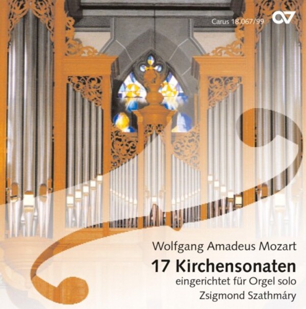 Mozart - 17 Church Sonatas (arr. for organ) | Carus CAR1806799