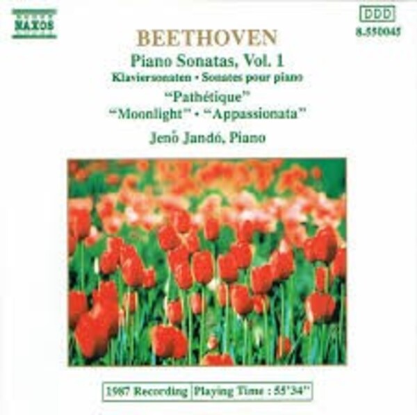 Beethoven, Jen� Jand� - Piano Sonatas Vol. 1 Moonlight � Path�tique � Appassionata (USED)