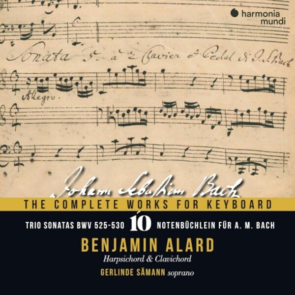 JS Bach - The Complete Works for Keyboard Vol.10: Trio Sonatas, Notebook for AM Bach