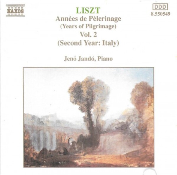 Liszt - Annees de Pelerinage 2 (USED) | Naxos 8550549