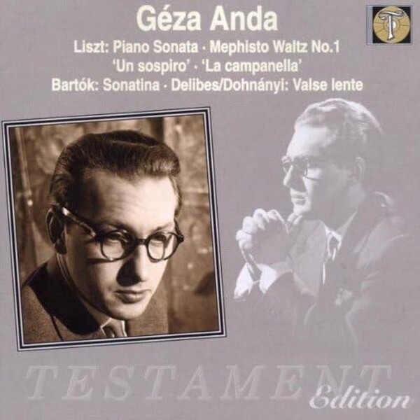 Geza Anda Plays Liszt, Bartok and Dohnanyi (USED) | Testament SBT1067