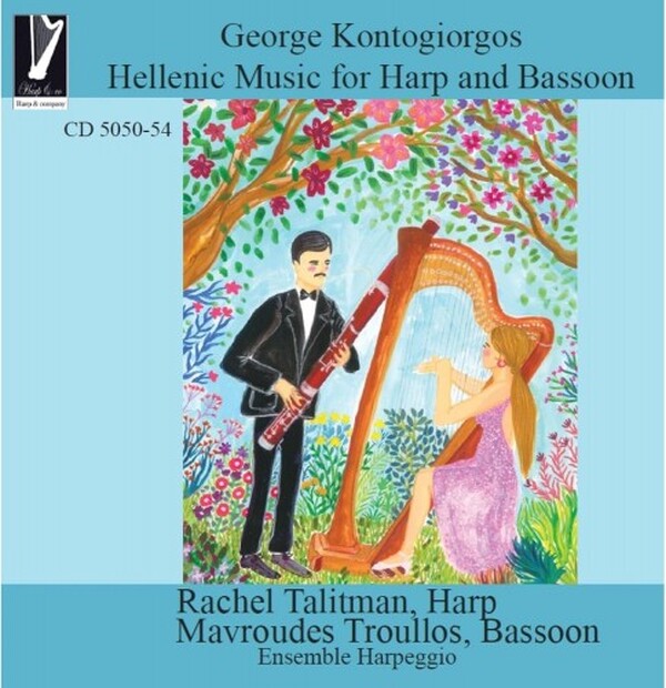 Kontogiorgos - Hellenic Music for Harp and Bassoon | Harp & Co CD505054