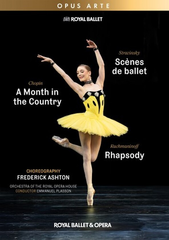 Frederick Ashton: Scenes de ballet, A Month in the Country, Rhapsody (DVD)