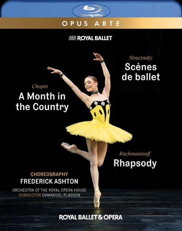 Frederick Ashton: Scenes de ballet, A Month in the Country, Rhapsody (Blu-ray)