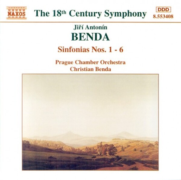 JA Benda - Sinfonias 1-6 (USED) | Naxos 8553408 JA Benda - Sinfonias 1-6 (USED) | Naxos 8553408