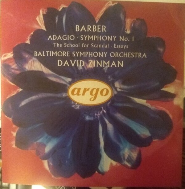 Barber: Adagio; Symphony No.1 etc. (USED)