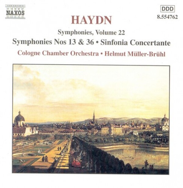 Haydn - Symphonies, vol. 22 (Nos. 13, 36 / Sinfonia Concertante) (USED) | Naxos 8554762 Haydn - Symphonies, vol. 22 (Nos. 13, 36 / Sinfonia Concertante) (USED) | Naxos 8554762