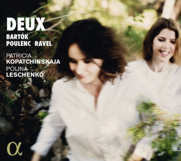 Deux: Music for Violin & Piano by Bartok, Poulenc & Ravel