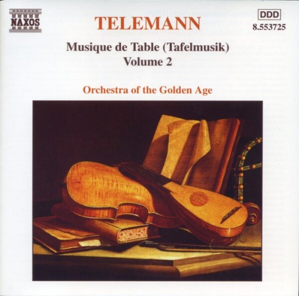 Telemann - Tafelmusik vol. 2 (USED) | Naxos 8553725 Telemann - Tafelmusik vol. 2 (USED) | Naxos 8553725