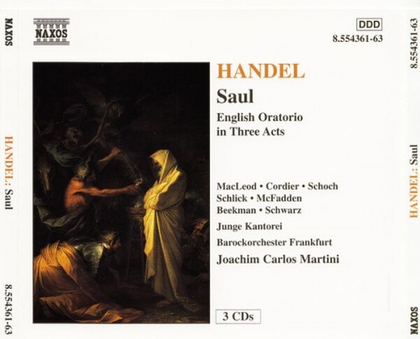 Handel - Saul (USED) | Naxos 855436163