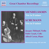 Mendelssohn/Schumann - Trios | Naxos - Historical 8110185