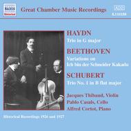 Haydn/Beethoven/Schubert - Trios (r.1926-7) | Naxos - Historical 8110188