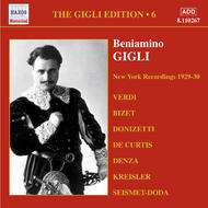 Gigli Edition vol.6 - New York Recordings (1928-1930)