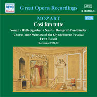 Mozart - Cosi Fan Tutte | Naxos - Historical 811028081