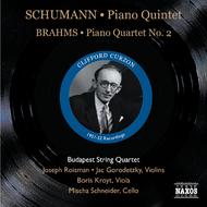 Schumann - Piano Quintet op.44/Brahms - Piano Quartet no.2 | Naxos - Historical 8110306
