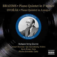 Dvorak/Brahms - Piano Quintets | Naxos - Historical 8110307