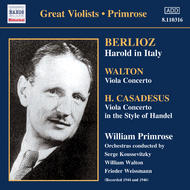 Berlioz - Harold in Italy, Walton - Viola Concerto | Naxos - Historical 8110316