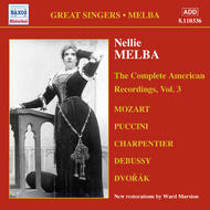 Nellie Melba - Complete American Recordings vol.3, 1907-16 | Naxos - Historical 8110336