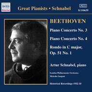 Beethoven - Piano Concertos 3 & 4 | Naxos - Historical 8110639