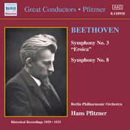 Beethoven - Symphonies 3 & 8 | Naxos - Historical 8110910