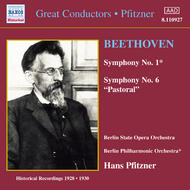 Beethoven - Symphonies nos.1 & 6 | Naxos - Historical 8110927