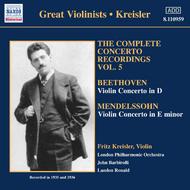 Beethoven/Mendelssohn - Violin Concertos | Naxos - Historical 8110959