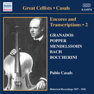 Casals -Encores & Transcriptions vol.2